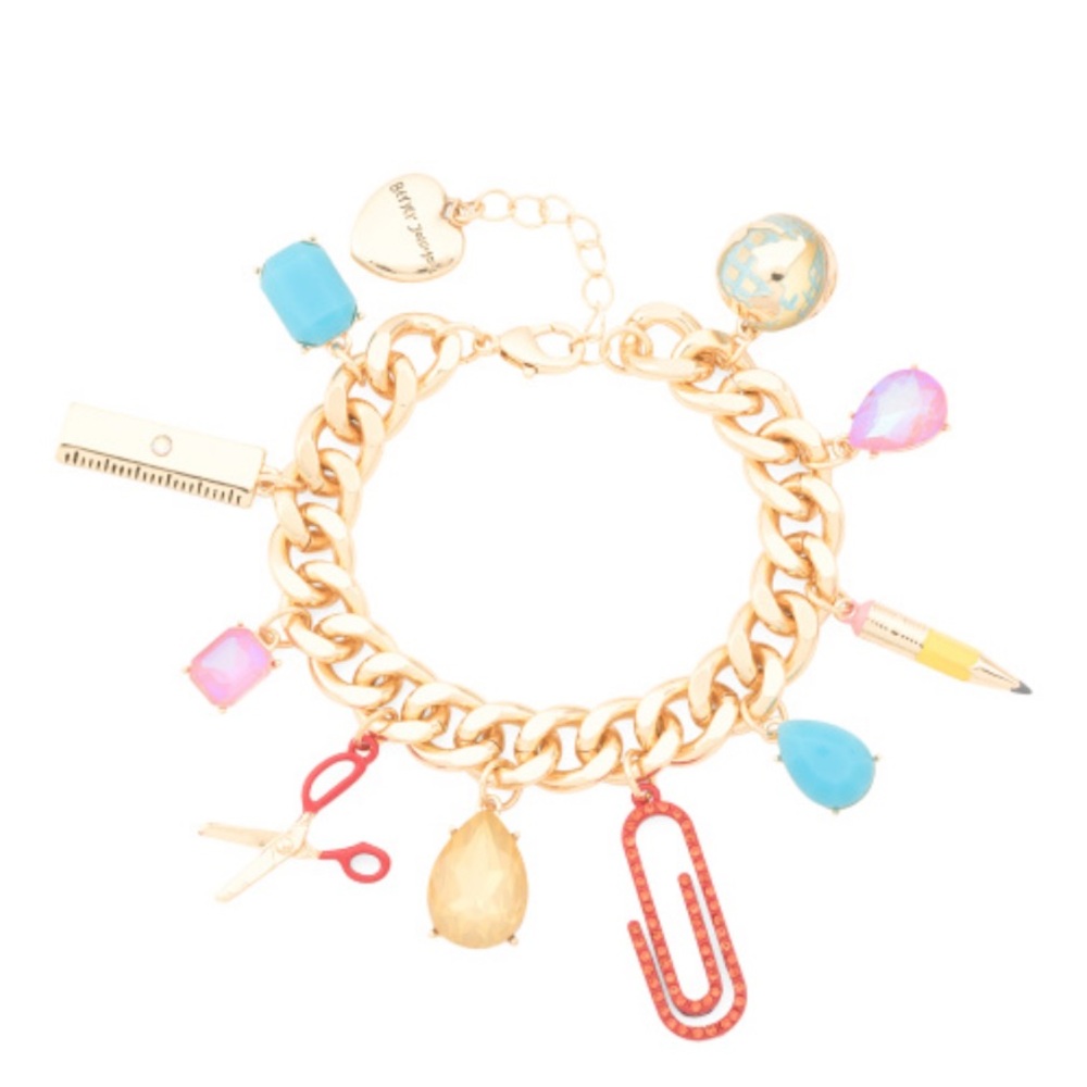 BETSEY JOHNSON
School Charms Drama Bracelet